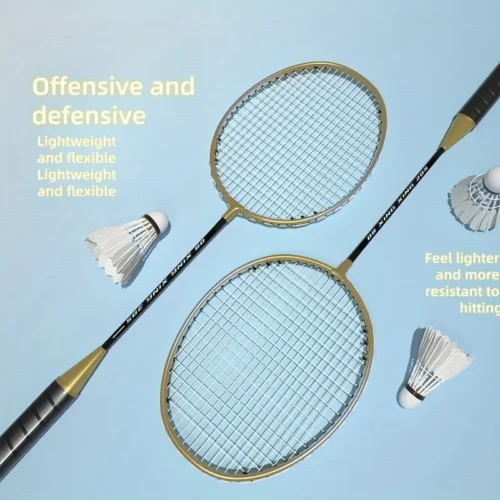 3070ad45-f63e-48e5-916d-a844c0b531fe 2pcs Professional Badminton Racket Set