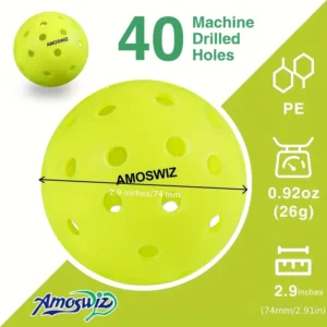 3a7a2d80-f917-11ef-9c15-0a580a66d8f5 Amoswiz Pickleball Balls