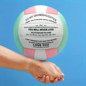 63d4e032-2a36-4979-bdea-6bf173562e31 Inspirational Volleyball with Pump for Granddaughter