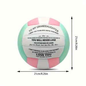 7af2d57d-de4f-4571-a9c3-68e7cde8a910 Inspirational Volleyball with Pump for Granddaughter