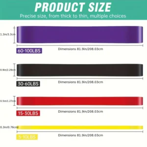 4pcs Resistance Bands Set