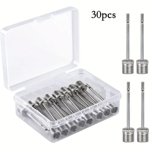 bc5c5e2de0fc7eaf3a0d6d9bbedc977c 30pcs Air Pump Needles with Portable Storage Box
