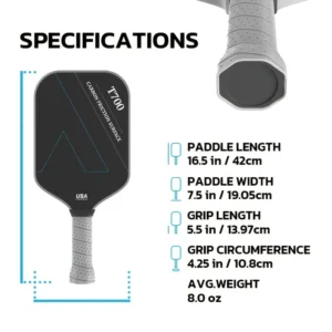 e0407edb-d6a9-451a-a9b6-45baa1a7cd4b High-Grip Carbon Fiber T700 Pickleball Paddle