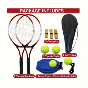Adult Beginner Tennis Racket Set