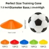 50pcs PE Soccer Training Cones