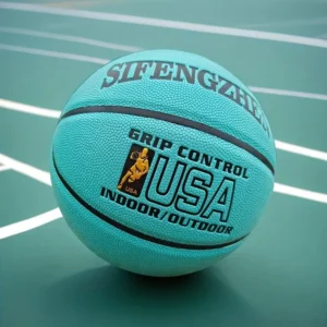 Green PU Non Slip Basketball