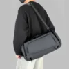 Large Capacity Gym Duffel Bag – Multifunctional Sports Travel Bag with Shoe Compartment